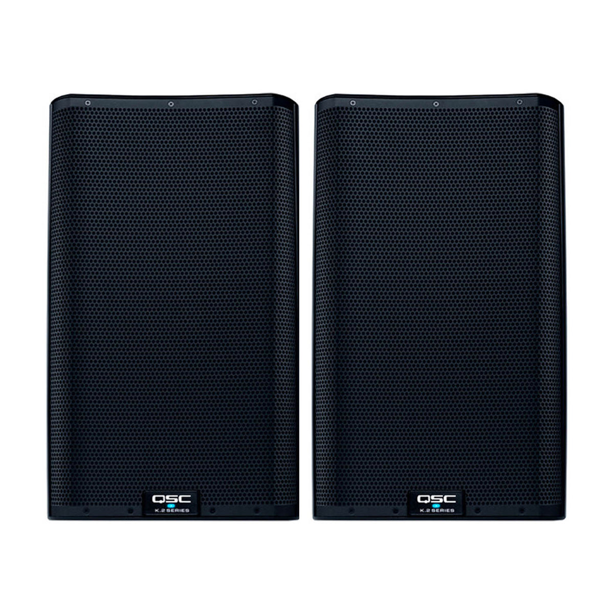 QSC K12.2 Two-Way 12" 2000W Powered Portable PA Speaker with Integrated Speaker Processor (Pair)
