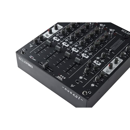 Ecler NUO4.0F Professional 4-Channel DJ Mixer (Black)