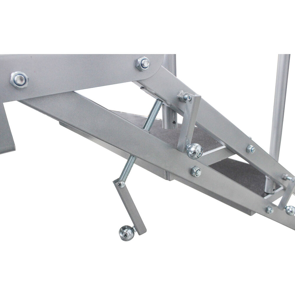 ProX StageQ 3-Step Foldable Stairs with Handrail (18 to 28")