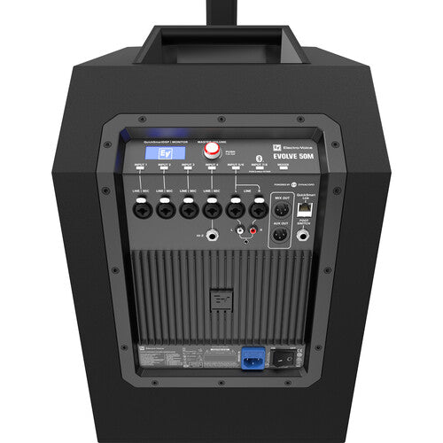 Electro-Voice EVOLVE 50M Portable 1000W Subwoofer and Column Speaker Kit with Bluetooth (Black)