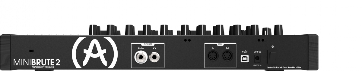 Arturia MiniBrute 2 Special Edition Noir Semi-Modular Monophonic Analog Synthesizer (Black)