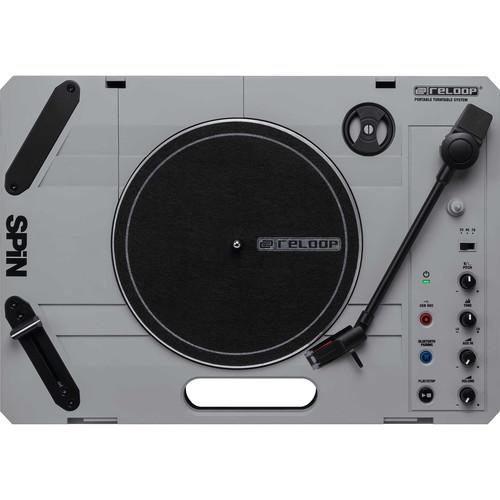 Reloop SPiN Portable Turntable System + JDD-SPCB TONE ARM Kit Bundle