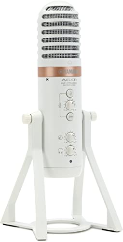 Yamaha AG01 Live Streaming USB Microphone (White) (Open Box)