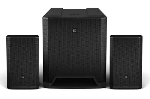 LD Systems DAVE 18 G4X Compact 2.1 4000W 18 Powered PA System with Bluetooth Streaming (Open Box)