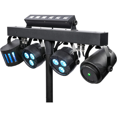 ColorKey PartyBar FX Compact, All-In-One, Multi-Effect Lighting Package