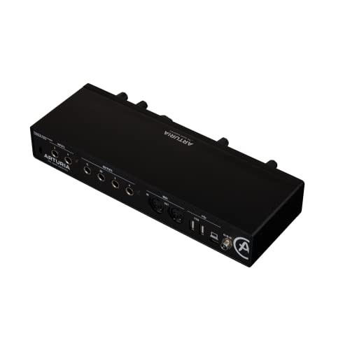 Arturia MiniFuse 4 Portable 4x4 USB Type-C Audio/MIDI Interface (Black)