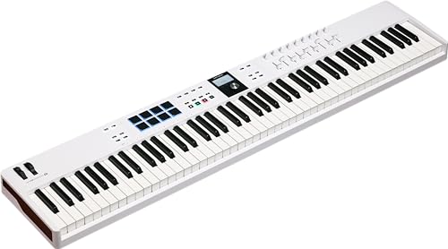 Arturia KeyLab Essential mk3 88-Key Universal MIDI Controller and Software (White)