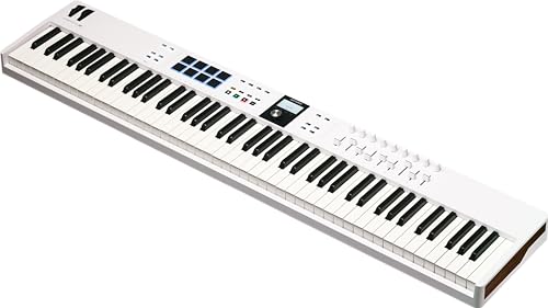 Arturia KeyLab Essential mk3 88-Key Universal MIDI Controller and Software (White)