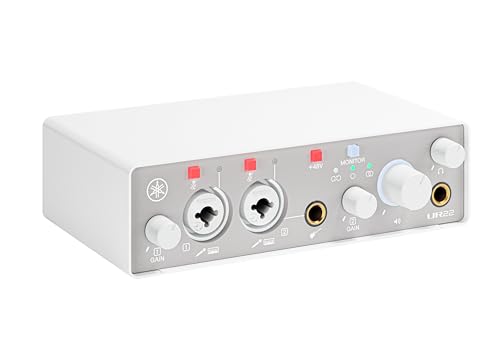 Yamaha UR22MK3 2x2 USB-C Audio Interface (White)