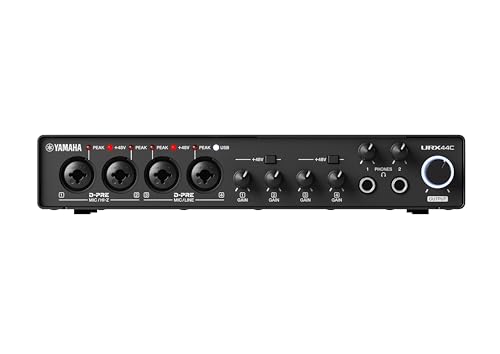 Yamaha URX44C 6x4 USB-C Audio Interface