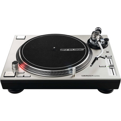 Reloop RP-7000 MK2 Upper Torque Turntable System Silver, Pair (Open Box)