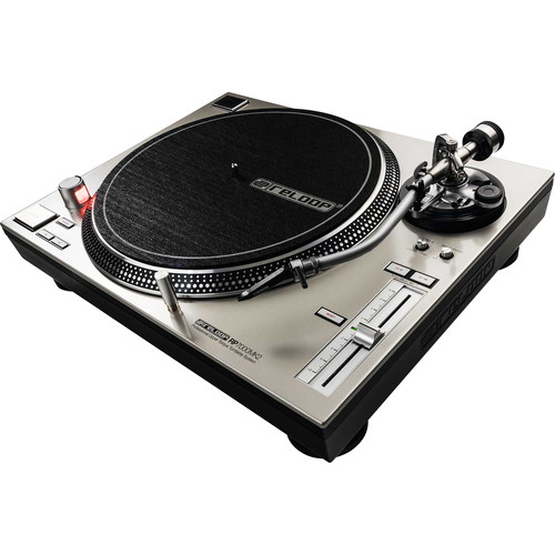 Reloop RP-7000 MK2 Upper Torque Turntable System Silver, Pair (Open Box)