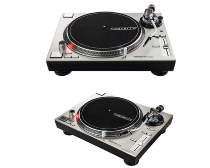 Reloop RP-7000 MK2 Upper Torque Turntable System Silver, Pair (Open Box)