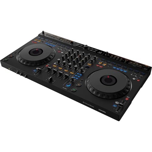 AlphaTheta DDJ-GRV6 4-Channel DJ Controller with Decksaver DDJ-GRV6 Protective Cover