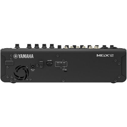 Yamaha MGX12 18-Channel Digital Mixing Console with Audio Interface (Black)