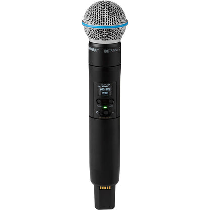 Shure SLXD24+/B58 Digital Wireless Handheld Microphone System with Beta 58A Capsule (G57: 470 to 608 MHz)