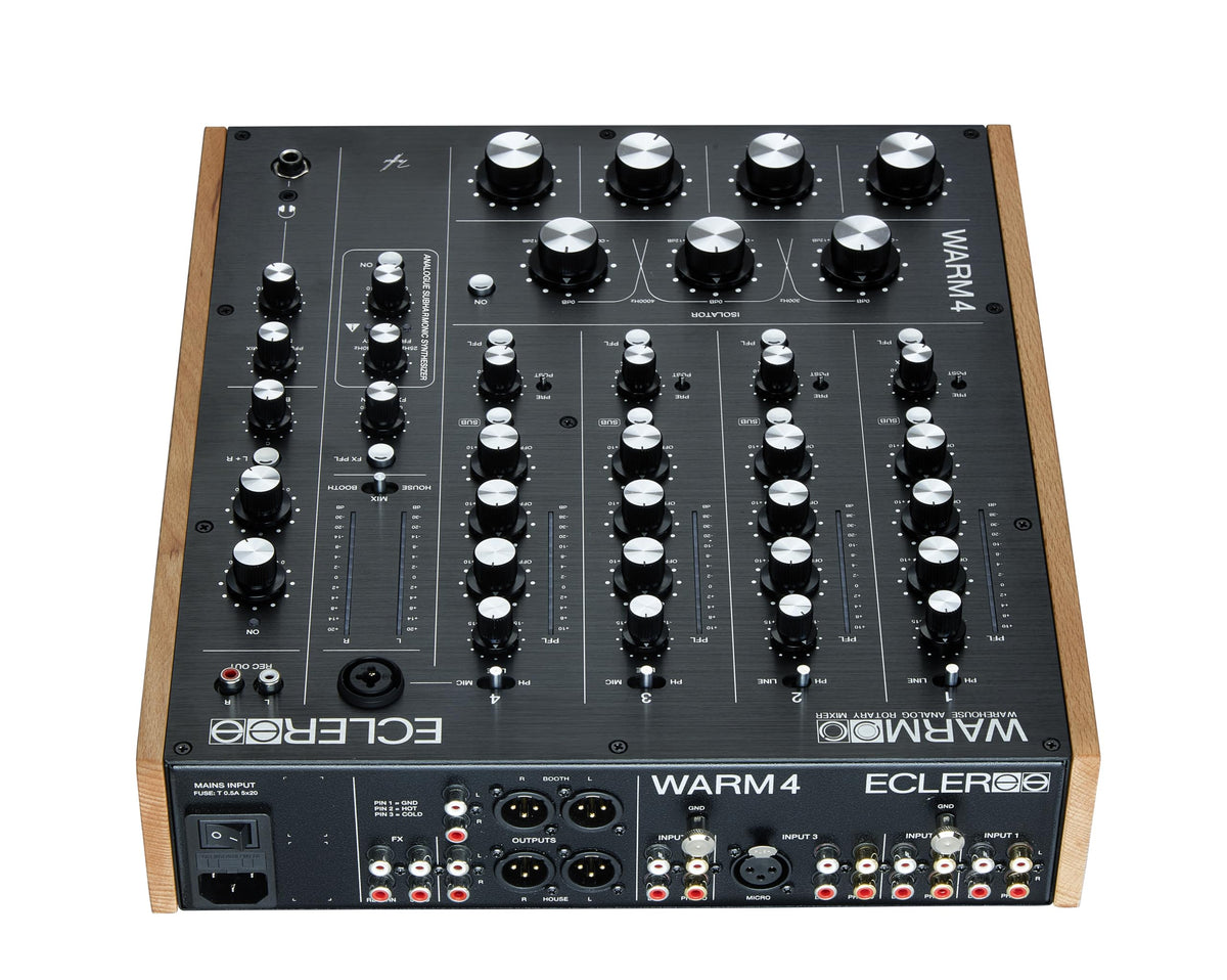 Ecler WARM4 Professional 4-Channel Analog Rotary DJ Mixer