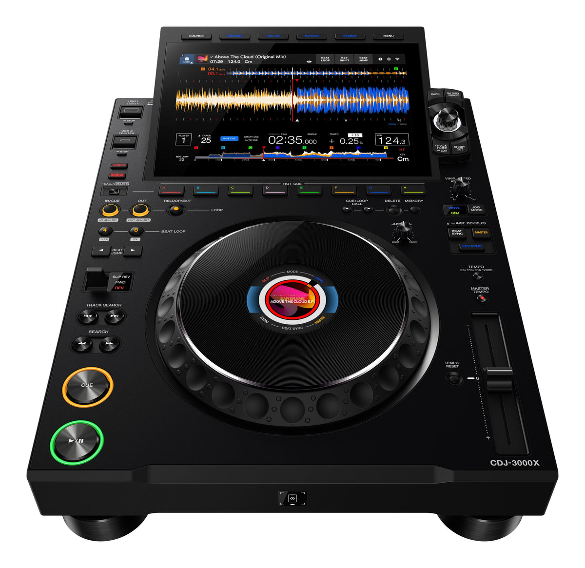 AlphaTheta CDJ-3000X A next-generation flagship DJ player + Decksaver