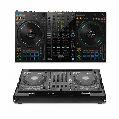 Pioneer DJ DDJ-FLX10 DJ Controller + Odyssey Industrial Board Flight Case