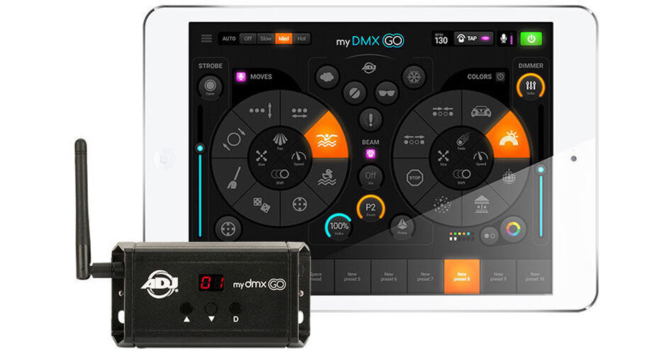 American DJ myDMX Go - DMX Lighting Control System with Wi-Fi/USB Interface (iPad/Android) (Open Box)