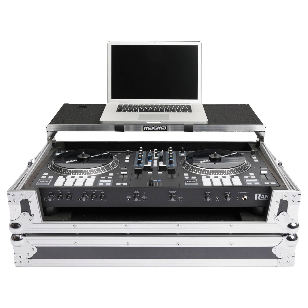 Magma Bags DJ Controller Workstation Road Case for Rane One (Black/Silver)