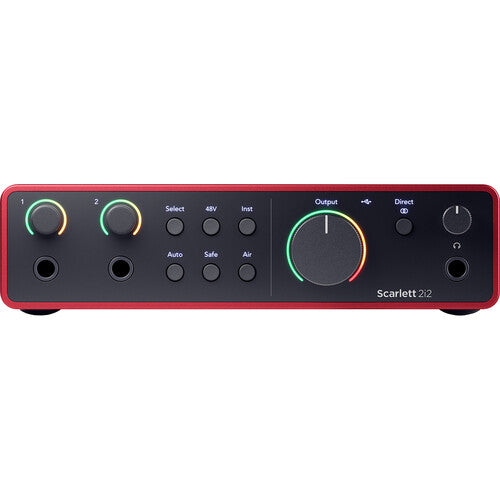 Focusrite Scarlett 2i2 Studio USB-C Audio Interface with Microphone and Headphones (4th Generation)