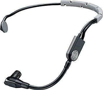 Shure SM35 Headset Condenser Microphone with Windscreen and Inline XLR Preamp