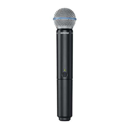 Shure BLX288/B58 Dual-Channel Wireless Handheld Microphone System with Beta 58A Capsules (H10: 542 to 572 MHz)