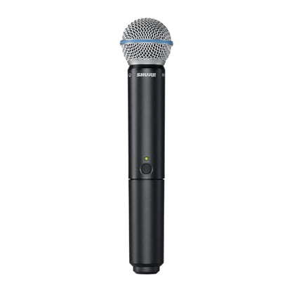 Shure BLX288/B58 Dual-Channel Wireless Handheld Microphone System with Beta 58A Capsules (H10: 542 to 572 MHz)