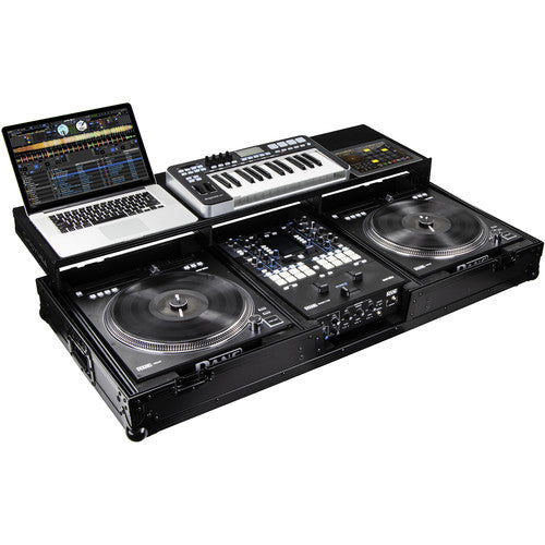 2 x RANE DJ TWELVE MKII + 1 x Rane SEVENTY + 1 x Odyssey DJ Coffin Case for Rane Seventy / Seventy-Two Mixer and Two Rane Twelve Players (Black Anodized)