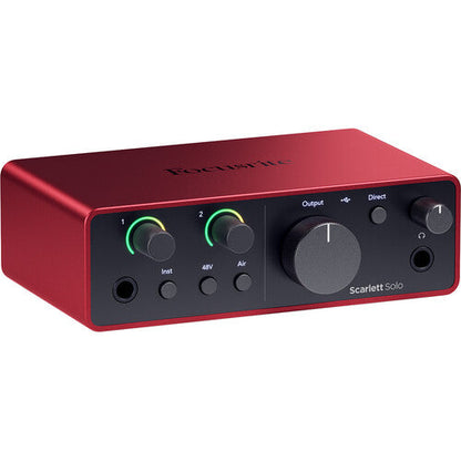 Focusrite Scarlett Solo USB-C Audio Interface (4th Generation) (Open Box)