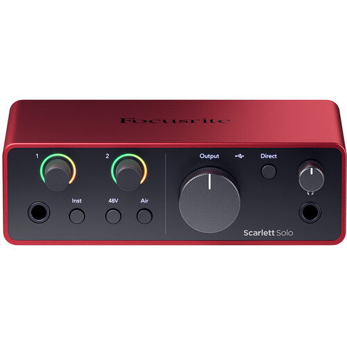 Focusrite Scarlett Solo USB-C Audio Interface (4th Generation) (Open Box)