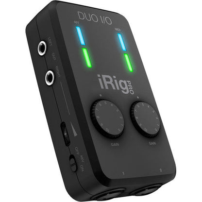 IK Multimedia iRig Pro Duo I/O 2-Channel Audio/MIDI Interface for Mobile Devices and Computers (Open Box)