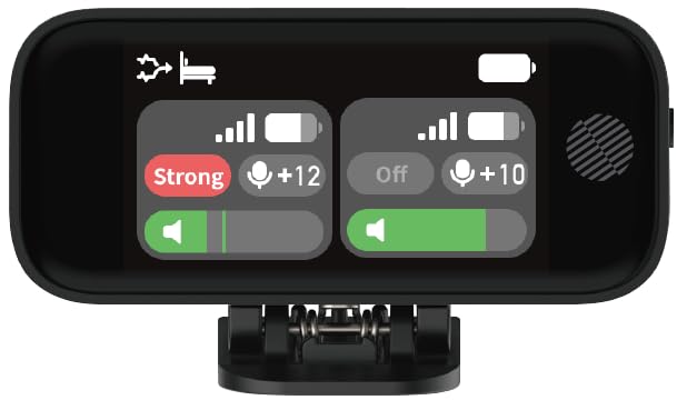 iCON Pro Audio AirMic Pro (2 TX + 1 RX + Charging Case) Wireless Lavalier Microphone (Black)