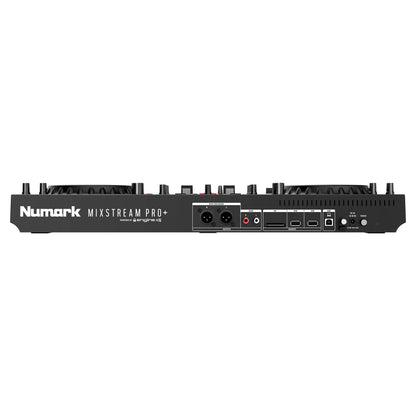 Numark Mixstream Pro+ Standalone DJ Controller, Amazon Music Unlimited Streaming, Mixer, Touchscreen, WiFi, Speakers, works with Serato & Virtual DJ (Open Box)