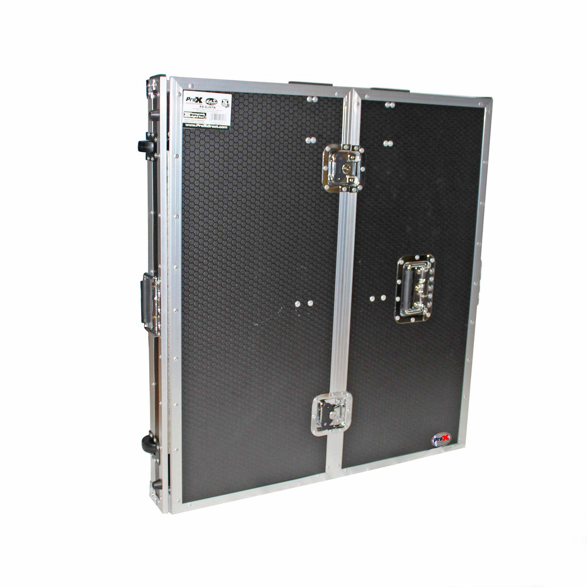 ProX Transformer Series Fold-Away DJ Performance Desk Facade with Wheels
