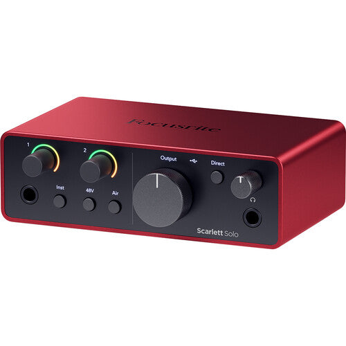 Focusrite Scarlett Solo USB-C Audio Interface (4th Generation) (Open Box)