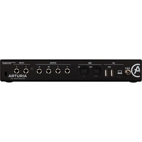 Arturia MiniFuse 4 USB-C Audio Interface, Black