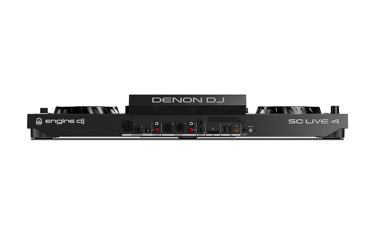 Denon DJ SC Live 4-Standalone Controller, 4-Channel Mixer, Amazon Music Unlimited Streaming, Wi-Fi, Speakers, Serato DJ & Virtual DJ Compatible